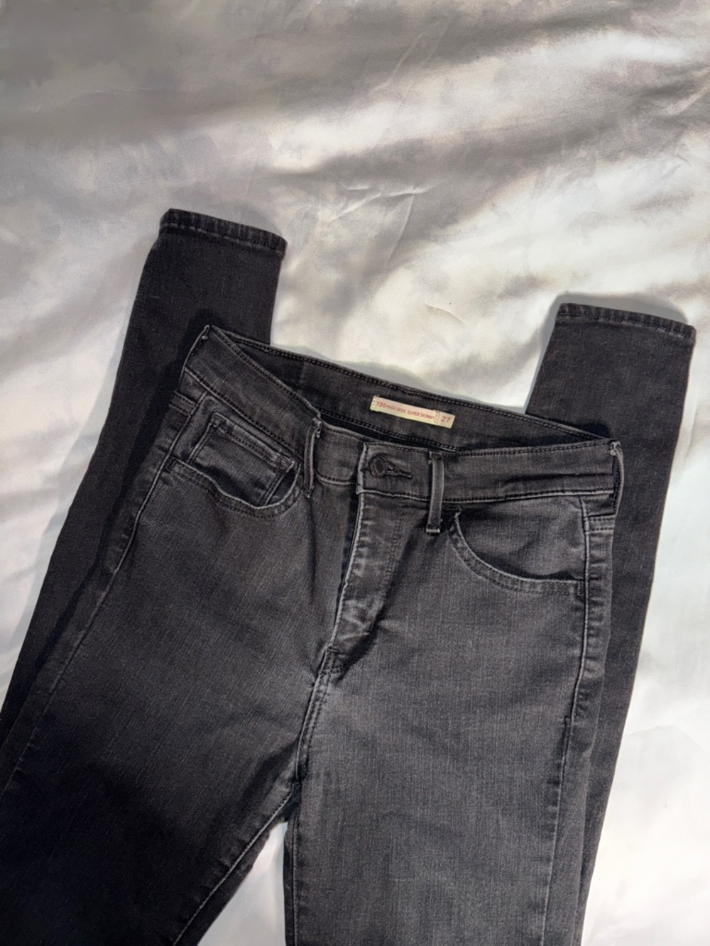 Black High-Rise Skinny Jeans - Women